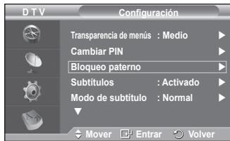 SAMSUNG PS50A557 - Bloqueo paterno/Cambiar PIN - 3