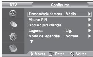 SAMSUNG PS50A557 - Alterar PIN / Bloqueio para crianças - 1