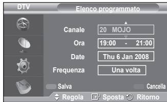SAMSUNG PS50A557 - Elenco programmato - 2