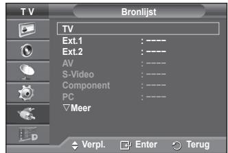 SAMSUNG PS50A557 - Externale signalaalbronnen bekijken - 2