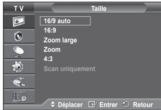 SAMSUNG PS50A557 - Options d'image - 2