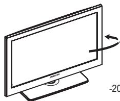 SAMSUNG PS50A557 - Uso del piedistallo - 1