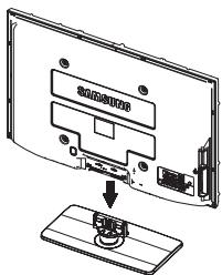 SAMSUNG PS50A557 - De standardvoet monteren (afhankelijk van het model) - 1