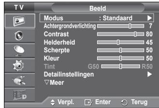 SAMSUNG PS50A557 - Hier kunt u het beeld gedetailleerd instellen. - 1