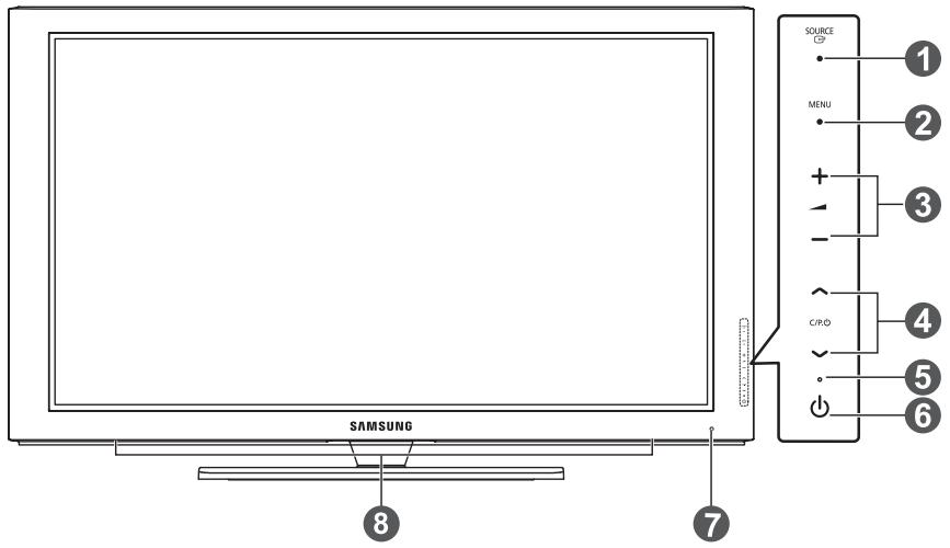 SAMSUNG PS50A557 - Front Panel - 1