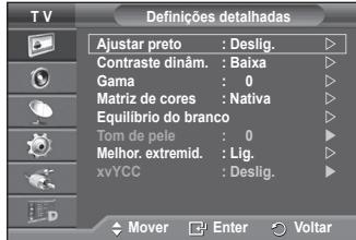 SAMSUNG PS50A557 - Personalizar as definições de imagem - 3