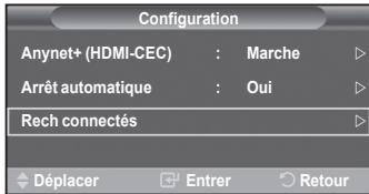 SAMSUNG PS50A557 - Recherche d'appareils anynet+ et basculement entre des appareils - 2