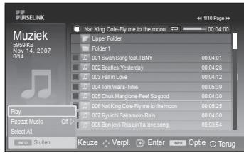 SAMSUNG PS50A557 - Muziek herhalen (Repeat Music): - 2