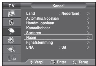 SAMSUNG PS50A557 - Kanalen een naam geben - 1