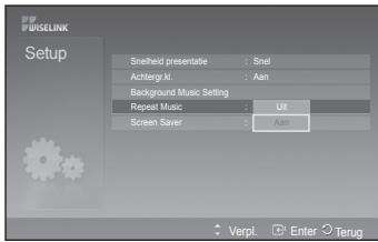 SAMSUNG PS50A557 - Muziek herhalen: - 1