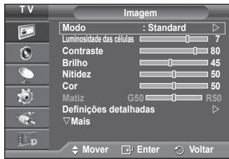 SAMSUNG PS50A557 - Pode específicar definições detalhadas da imagem. - 1