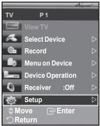SAMSUNG PS50A557 - Easy Setting - 1