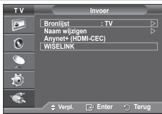 SAMSUNG PS50A557 - Het menu WISELINK gebruiken - 1