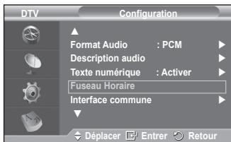 SAMSUNG PS50A557 - Fuseau horaire (espagne uniquement) - 5