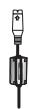 SAMSUNG PS50A557 - Nucleo in ferrite (cavo di alimentazione, S-Video, Component) - 2