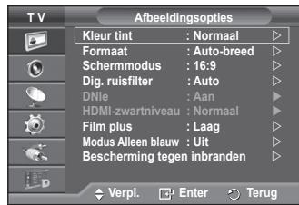 SAMSUNG PS50A557 - Hier kunt u het beeld gedetailleerd instellen. - 2