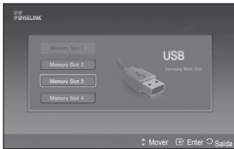 SAMSUNG PS50A557 - Utilizar o menu WISELINK - 2