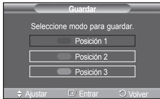 SAMSUNG PS50A557 - Memorización de la posición - 4