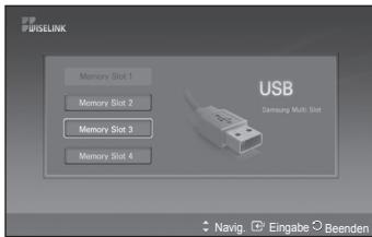 SAMSUNG PS50A557 - Verwendend des WISELINK-Menüs - 2