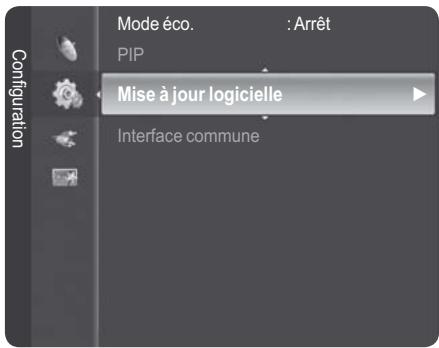 Mode éco. : Arrêt PIP Mise à jour logicielle Interface commune