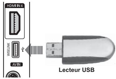 HDMI IN 4 WISELINK AVIN Lecteur USB
