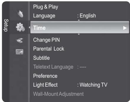 Plug & Play Language : English Time Change PIN Parental Lock Subtitle Teletext Language : ---- Preference Light Effect : Watching TV Wall-Mount Adjustment