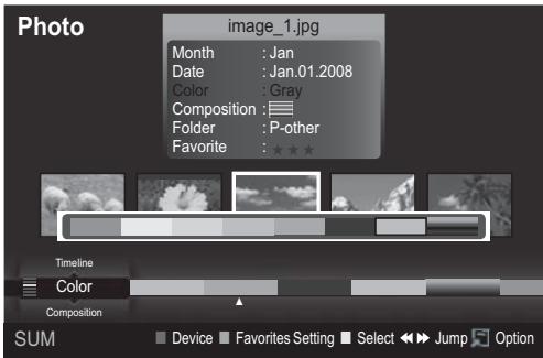 Photo image_1.jpg Month : Jan Date : Jan.01.2008 Color : Gray Composition : Folder : P-other Favorite : ★★★★ Timeline Color Composition SUM Device Favorites Setting Select Jump Option