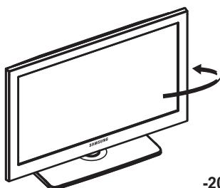 SAMSUNG PS58A676T1M - Utilisation de la base-support - 2