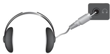 SAMSUNG PS58A676T1M - Branchement du casque (vendu séparément) - 1