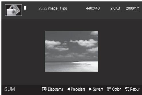 SAMSUNG PS58A676T1M - Affichage d'une photo - 1