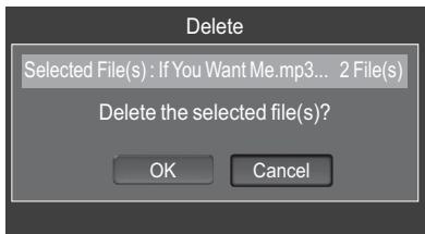 Delete Selected File(s): If You Want Me.mp3... 2 File(s) Delete the selected file(s)? OK Cancel