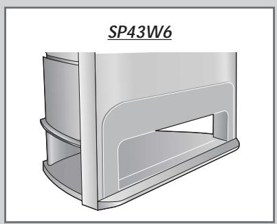 SAMSUNG SP-43W6HL - Utilisation d'un compartiment pour périphérique (en fonction du modèle) - 1