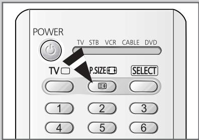 SAMSUNG SP-43W6HL - Sélection de la taille de l'image (modèle 4:3) - 5
