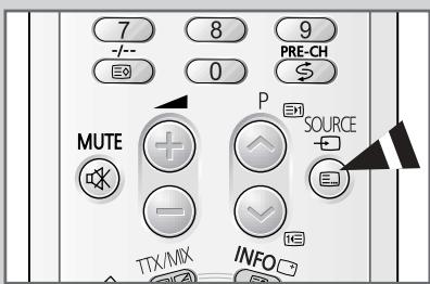 SAMSUNG SP-43W6HL - Visualisation d'une source de signal externe - 7