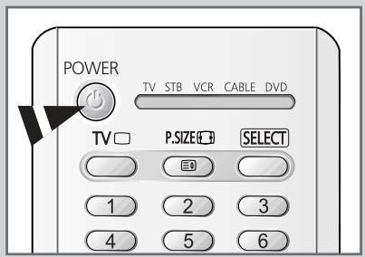 SAMSUNG SP-43W6HL - Mise en mode veille de votre téléviseur - 1