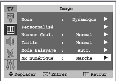SAMSUNG SP-43W6HL - Utilisation de la fonction réduc. bruit - 1