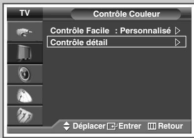 SAMSUNG SP-67L6HV - Réglage du mode Contrôle Couleur (Contrôle détaill) - 2
