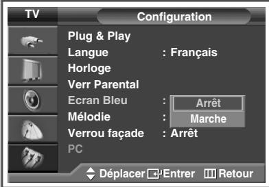 SAMSUNG SP-67L6HV - Réglage du mode Ecran bleu - 2