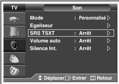 SAMSUNG SP-67L6HV - Réglage de TruSurround XT - 1