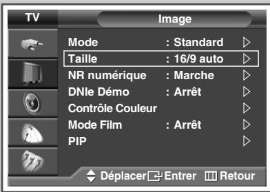 SAMSUNG SP-67L6HV - Positionnement et dimensionnement de l'écran à l'aide du zoom - 1