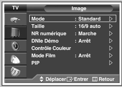 SAMSUNG SP-67L6HV - Personnalisation des réglages de l'image - 1