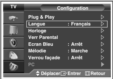 SAMSUNG SP-67L6HV - Choix de la langue - 1