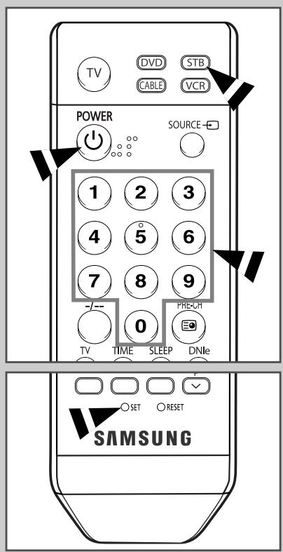 SAMSUNG SP-67L6HV - Réglage de la télécommande pour piloter votre décodeur - 2
