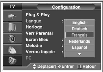 SAMSUNG SP-67L6HV - Choix de la langue - 2