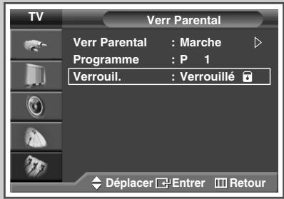 SAMSUNG SP-67L6HV - Verrouillage des canaux - 4