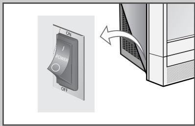 SAMSUNG SP-67L6HV - Mise en marche et arrêt de votre téléviseur - 1