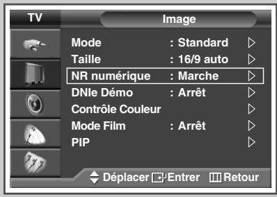 SAMSUNG SP-67L6HV - Utilisation de la fonction Digital NR (Réduc. bruit) - 1