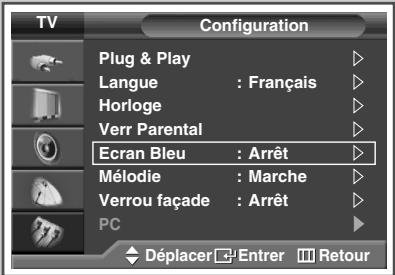 SAMSUNG SP-67L6HV - Réglage du mode Ecran bleu - 1