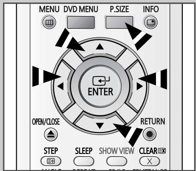SAMSUNG UW-17J11VD - Sélection de la taille de l'image (en fonction du modele) - 3