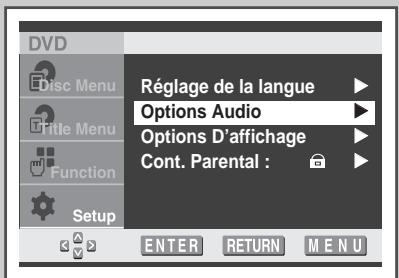 SAMSUNG UW-17J11VD - Configuration des options audio - 1
